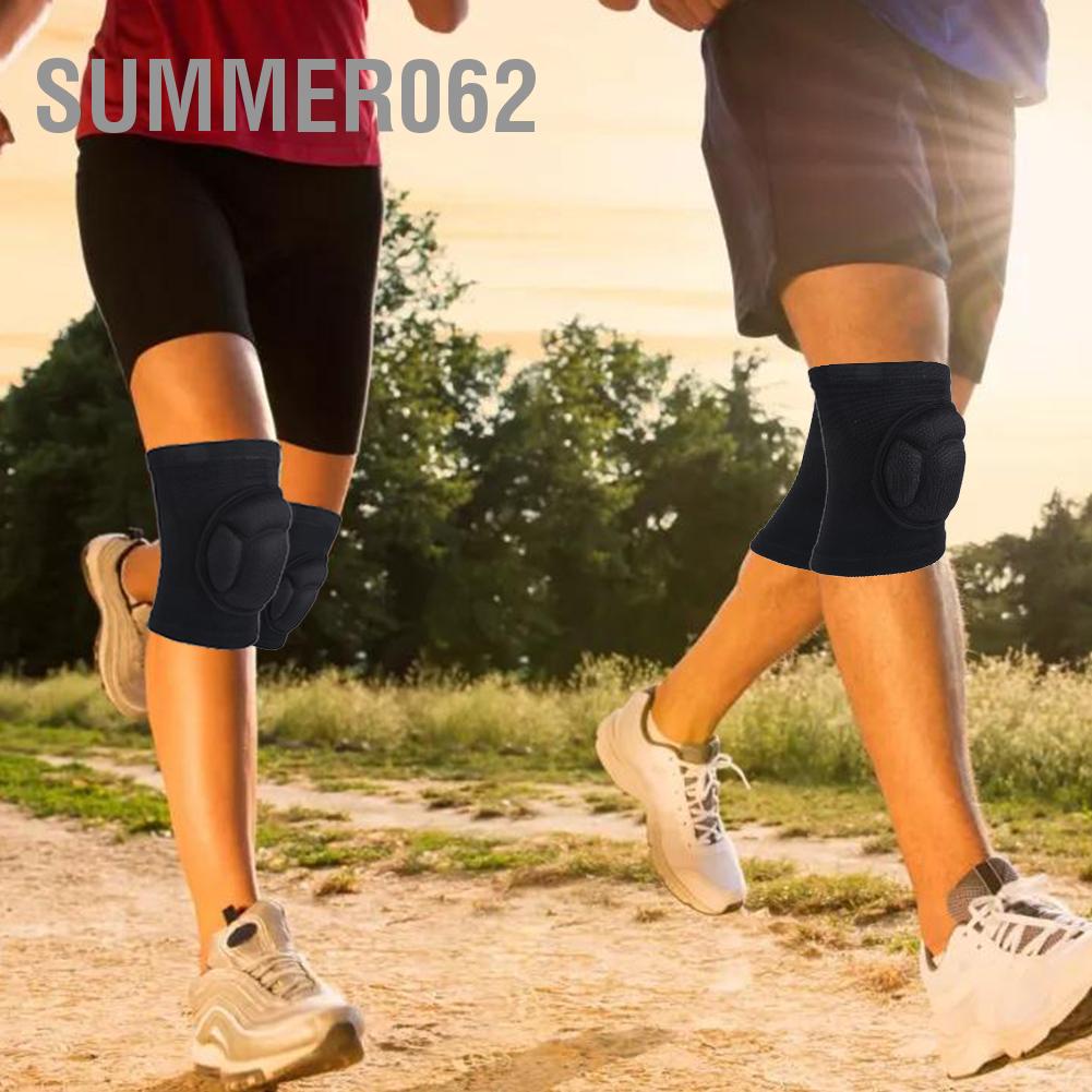 Summer062 Anticollision Thicken Sports Kneepads for Dance Rock Climbing Kneecap Black S Children