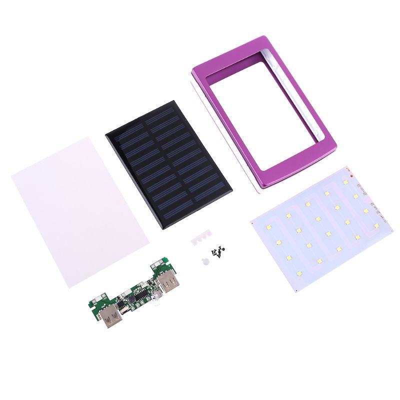 Sạc Dự Phòng Sử Dụng Năng Lượng Mặt Trời 18650 Cho Xiaomi Huawei Pponerk 20000mah
