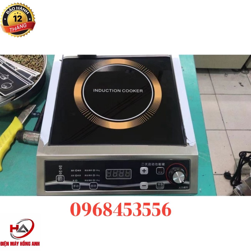 Bếp từ công nghiệp 3500W -3,5KW(KHUNG INOX 304