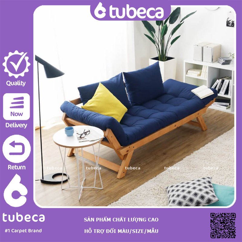Sofa giường thông minh đa năng giá rẻ gấp gọn dễ dàng | Gỗ Thông cao cấp nhập khẩu | Dài 2m | TUBECA