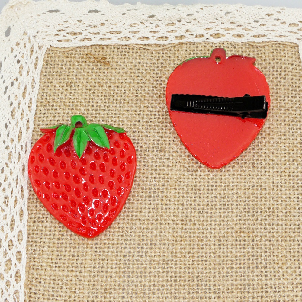 Set   Kẹp Tóc Hình Trái Cây Dễ Thương Cho Nữ