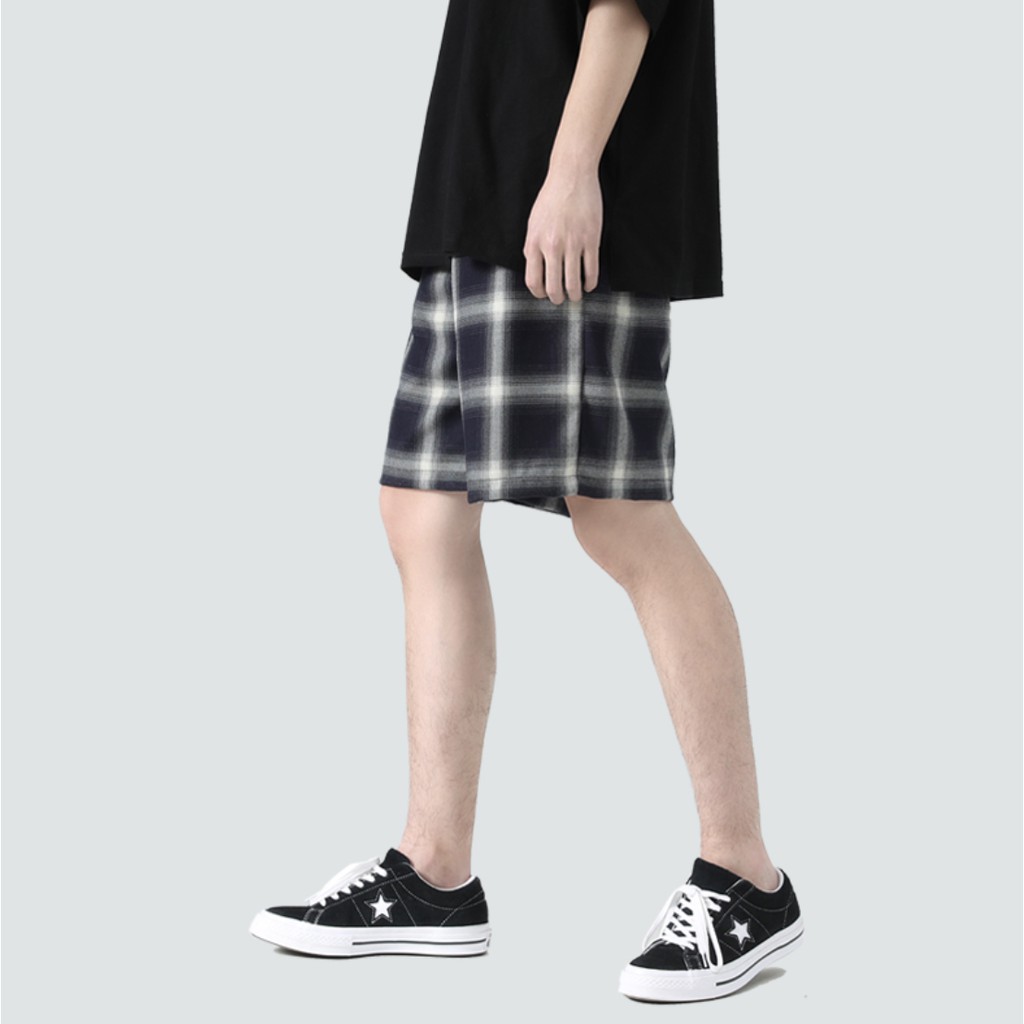 Quần Short, Quần Đùi Nam Nữ Kẻ Caro Đen Trắng Unisex Thoáng Mát Hè 2021 | BigBuy360 - bigbuy360.vn