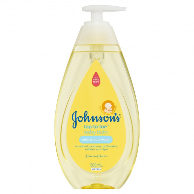 Sữa tắm gội toàn thân Johnsons baby top to toe 500ml