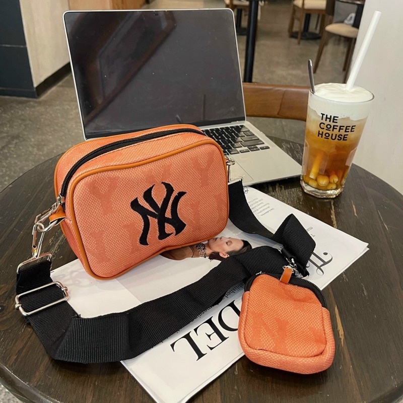 Set 2 Túi Đeo Chéo Hoạ Tiết NY, Túi Nữ Đeo Chéo Mẫu Mới