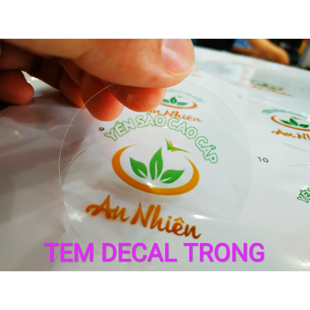 Decal in theo yêu cầu Có hàng luôn trong ngày