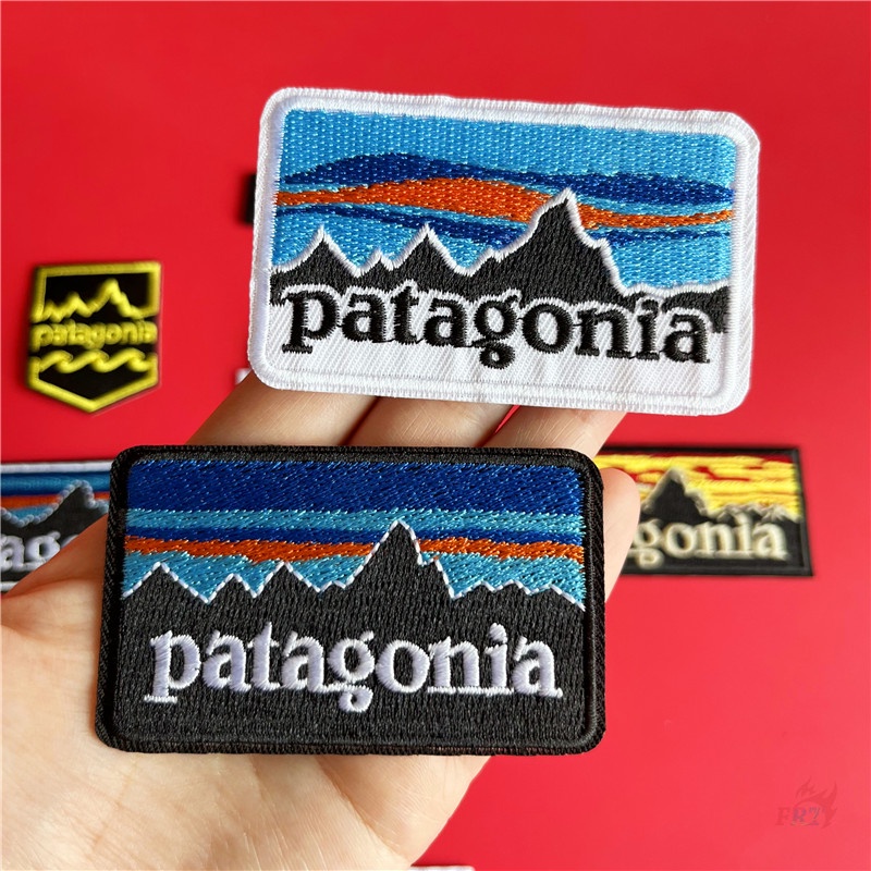☸ Patagonia - Miếng Vá Sắt Ngoài Trời ☸ 1 Cái Tự May Thêu Trên Sắt Trên Huy Hiệu Miếng Vá