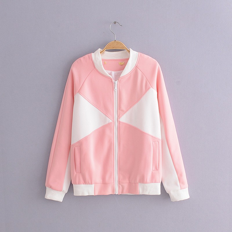 Áo Khoác Bomber Ulzzang Phối Màu Cực Đẹp