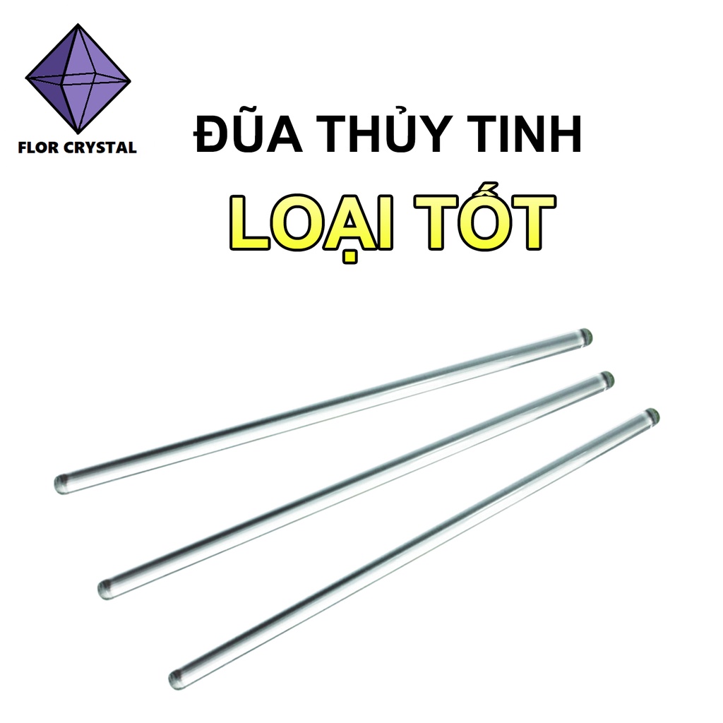 Đũa thuỷ tinh khuấy trộn loại tốt 20cm