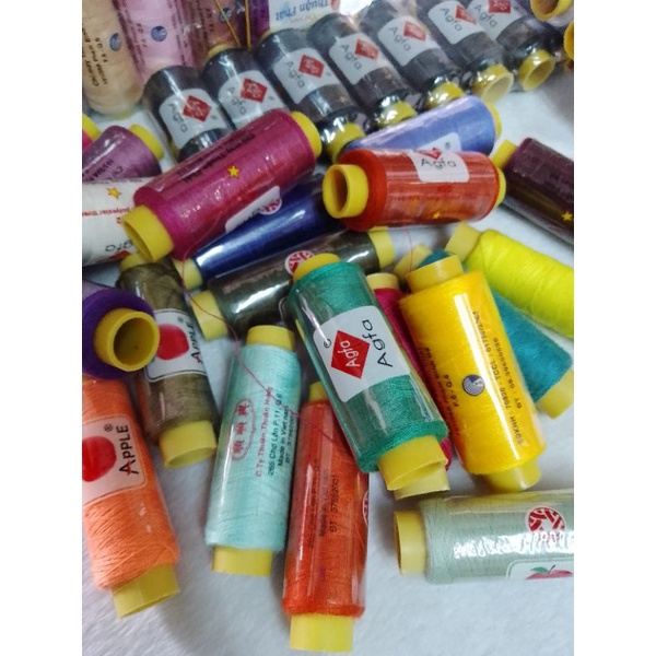 Bán lốc 10 cuộn chỉ agfa may đồ có nhiều màu lựa chọn