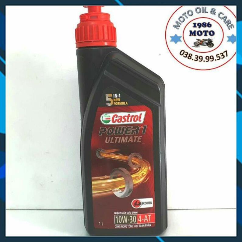 dầu nhớt xe ga castrol power 1 hàng loại 1