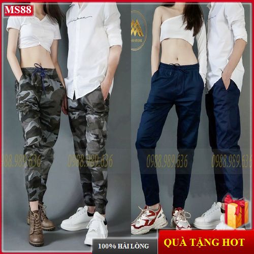 [FREE SHIP] Quần Jogger Kaki Nam Nữ Hàn Quốc - Chất liệu Kaki dày dặn thoải mái Minhstore88