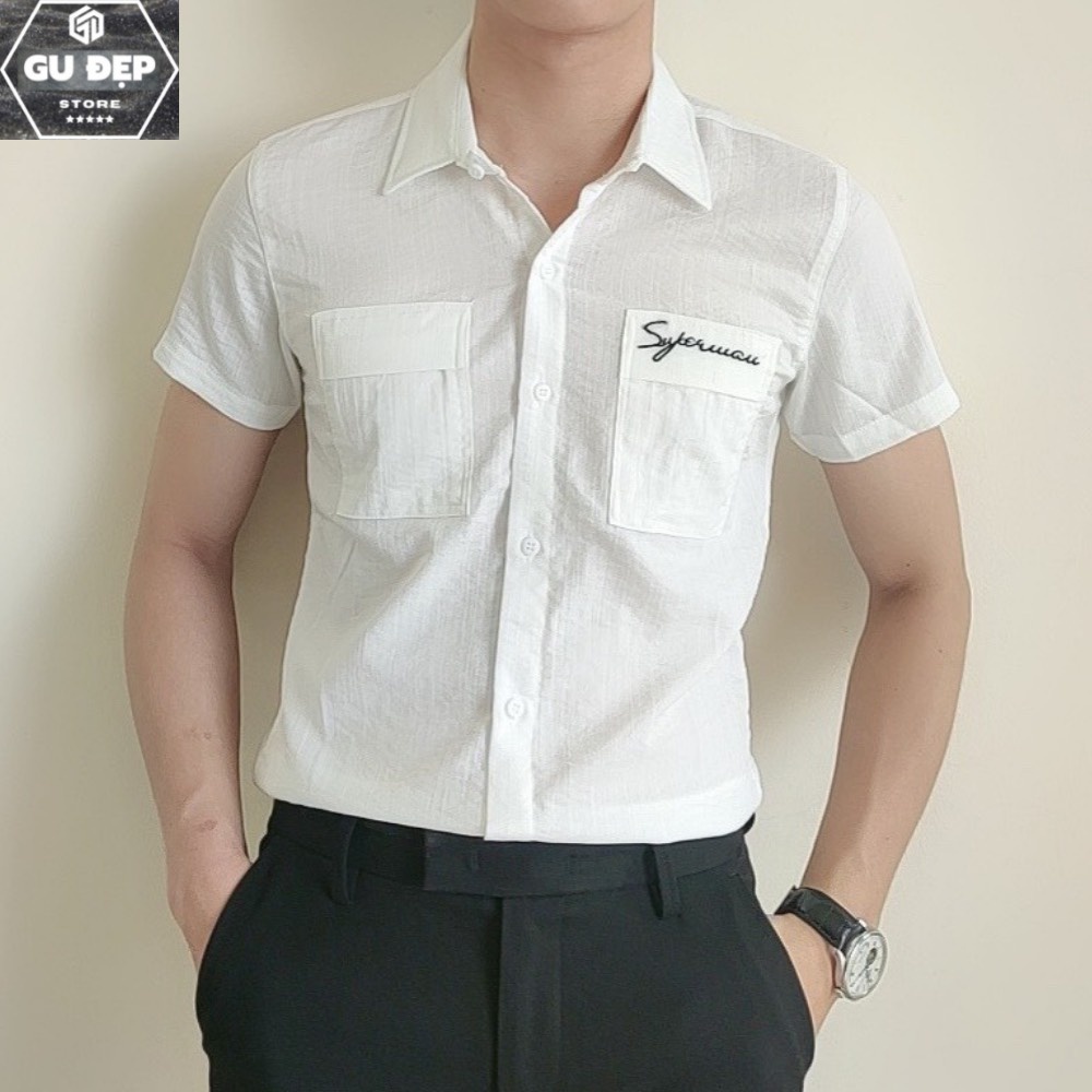 ÁO SƠ MI ĐŨI TAY NGẮN - GDSM12