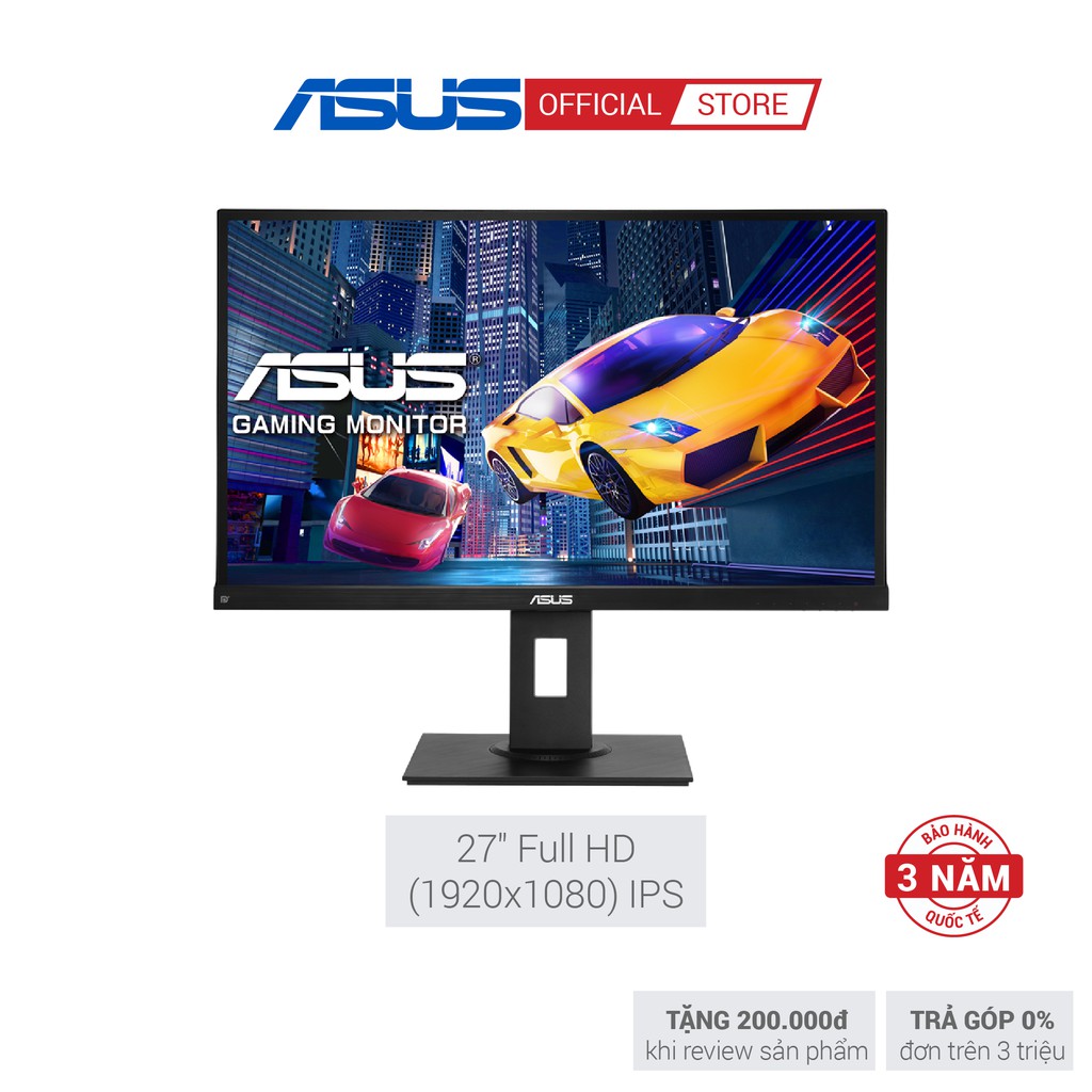 Màn Hình Siêu Mỏng ASUS VP279QGL (27-inch/IPS/1ms/75Hz FHD/2 Loa Bảo Vệ Mắt)