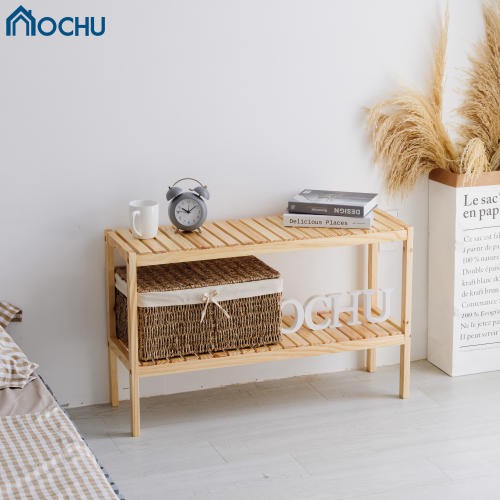 Kệ gỗ đa năng 2 tầng OCHU Đựng sách, giày dép để đồ thông minh BENCH 2F Nội thất lắp ráp decor phòng ngủ