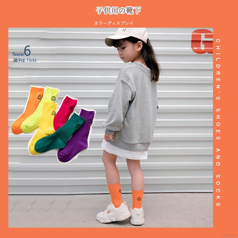 Tất cotton cổ cao dễ thương cho bé