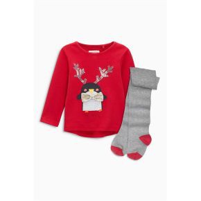 Set áo và quần tất Next size 3-6m_hàng chính hãng Anh