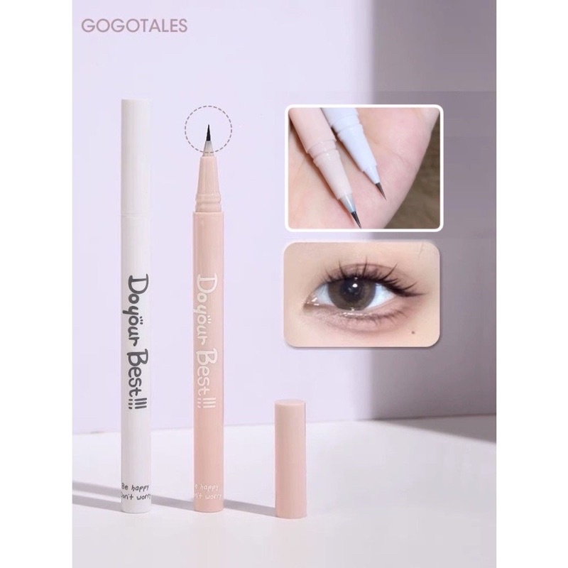 Kẻ bọng mắt Gogotales siêu mảnh tự nhiên chống nước