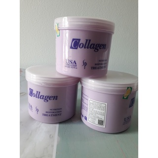 Kem hấp ủ tóc collagen siêu dưỡng, Hấp dầu tiwan 500ml