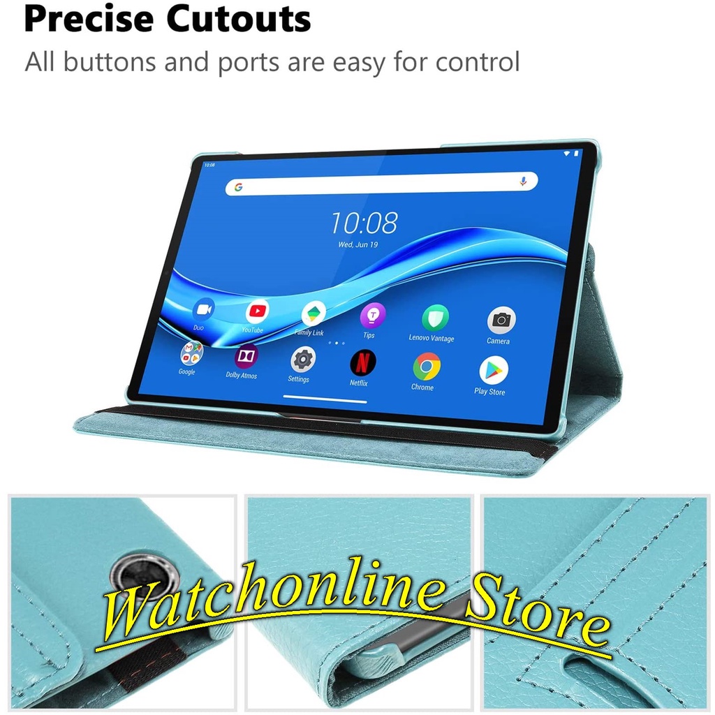 Bao da máy tính bảng Lenovo Tab M10 HD Gen 2 TB X306F TB X306X 10.1 inch xoay 360 thông minh