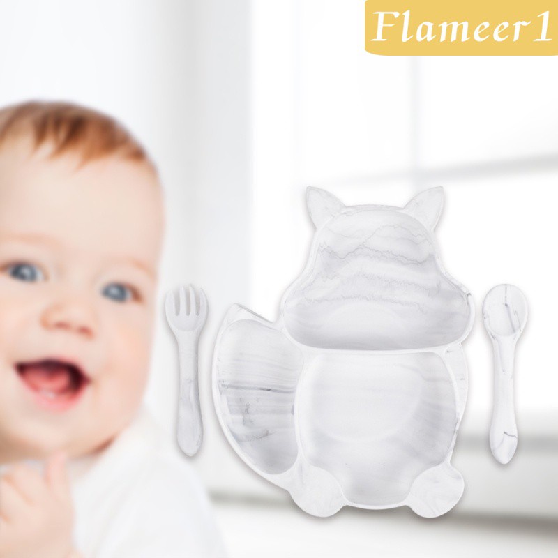 1 Đĩa Đựng Thức Ăn Cho Bé Có Giác Hút Thân Thiện Với Môi Trường