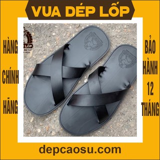 Dép 2 quai chéo màu đen (quai dép nhỏ)