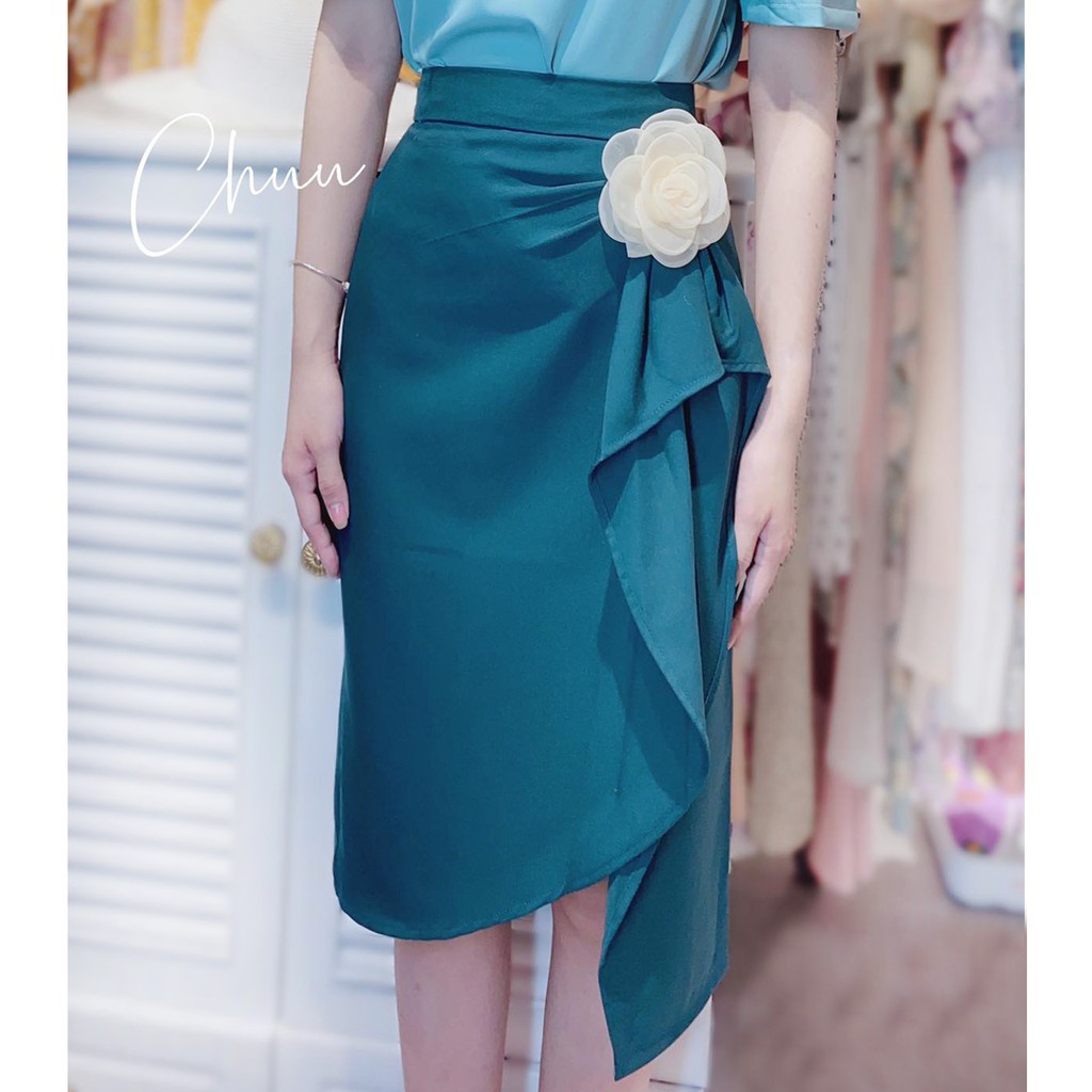 Chân váy bèo nhún che bụng tặng kèm bông cài xinh xắn CHUU CV6103 | BigBuy360 - bigbuy360.vn