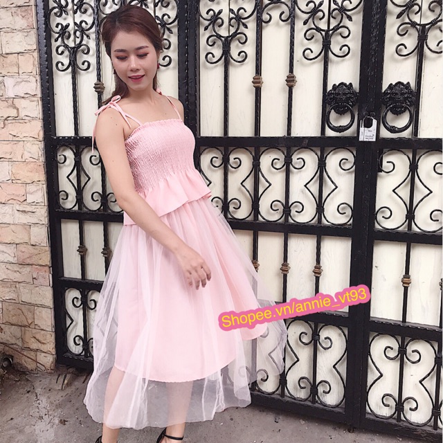 CÓ CLIP HÌNH THẬT set váy dây tutu