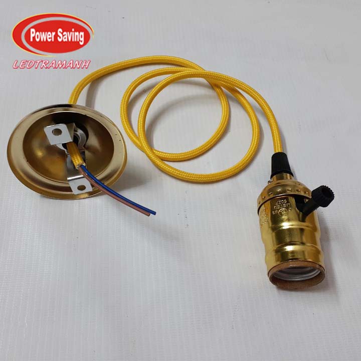 Dây đuôi đèn thả edison đuôi vặn E27