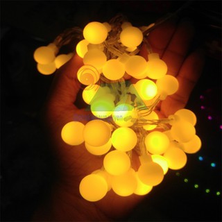 Đèn LED USB bi 1.6cm dài 6m - 40 LED (Màu vàng ấm / Nhiều màu)