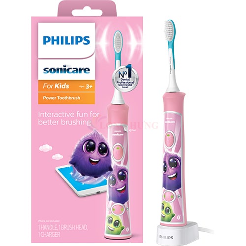 Bàn chải điện trẻ em Philips Sonicare For Kids 3+ - Hàng nhập khẩu