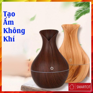 SẮN - Máy Xông Tinh Dầu Vân Gỗ Mẫu Mới 2020 T3B5