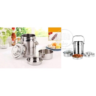 Cặp lồng 2 lớp inox giữ nhiệt không gỉ 1,3l