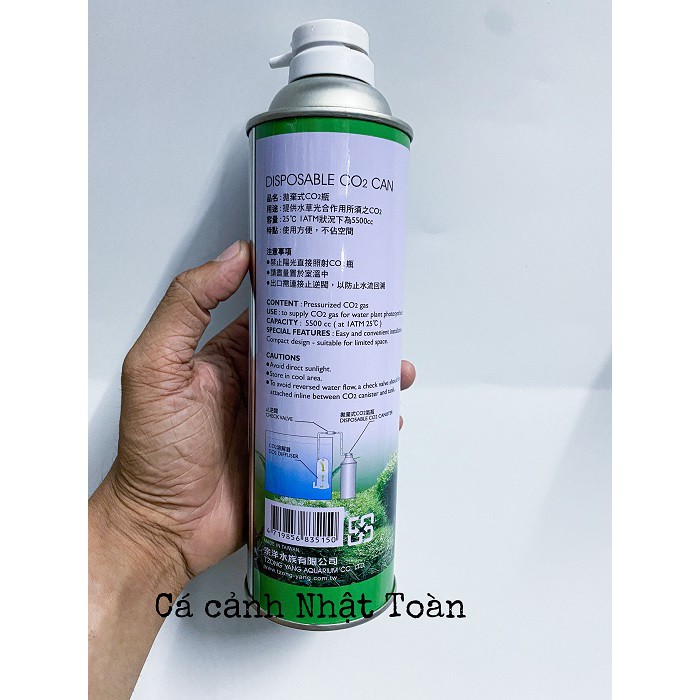 BÌNH KIT CO2 ISTA LẺ I517 THAY THẾ CHO BỂ THỦY SINH