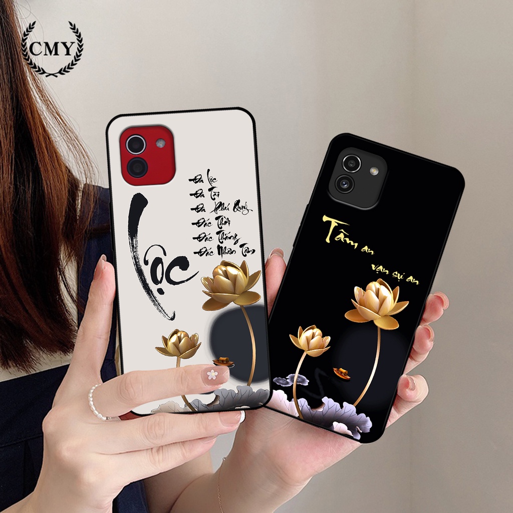 Ốp lưng Samsung A03 - Samsung A03 Core in hình phong cách chữ thư pháp cha mẹ, tài lộc