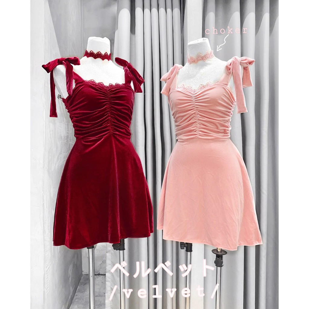 THE FANCE | Đầm nhung choker tôn dáng quyến rũ VENNIE CHOKER