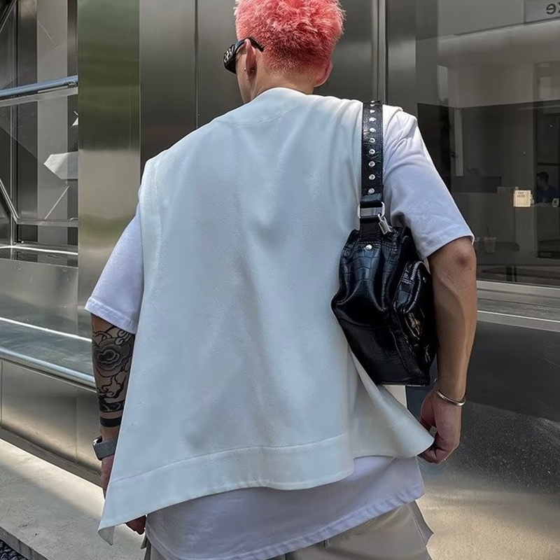 Áo Ba Lỗ Dáng Rộng Thời Trang Mùa Hè Nhật Bản Cá Tính Dành Cho Nam M-3XL