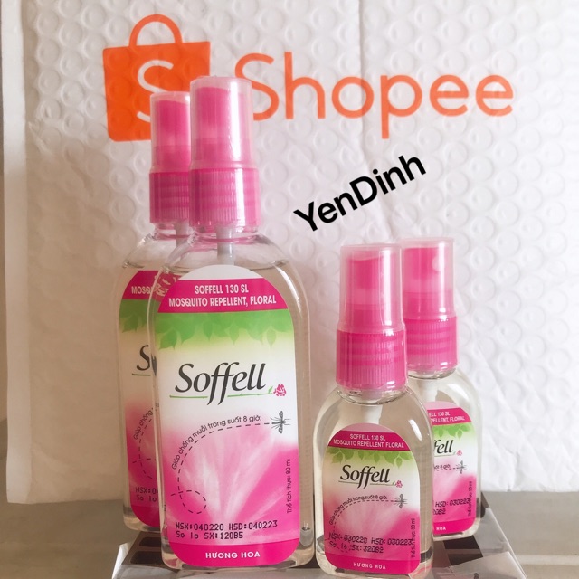 Xịt Chống Muỗi Soffell Hương Hoa  (Spray)