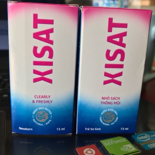 Nhỏ mũi nước biển sâu xisat sơ sinh