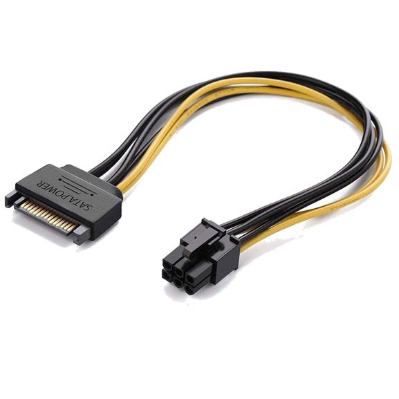 Cáp nguồn phụ VGA (từ SATA qua VGA 6 Pin)