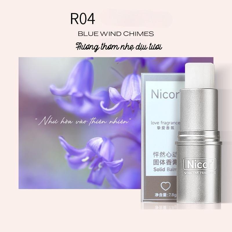 Nước Hoa Khô Dạng Sáp Nicor Hương Thơm Tự Nhiên Lâu Phai Nước Hoa Khô Nam Nữ Mùi Thơm Dịu Nhẹ Quyến Dũ Của Thảo Mộc