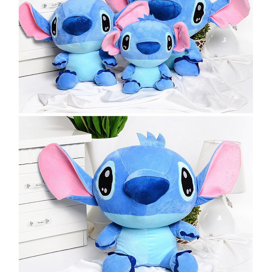 Gấu Bông Stitch FREESHIP Thú Nhồi Bông Stitch Xanh Mềm Mịn Đáng Yêu - Gối Ôm Hàng Nhập Khẩu