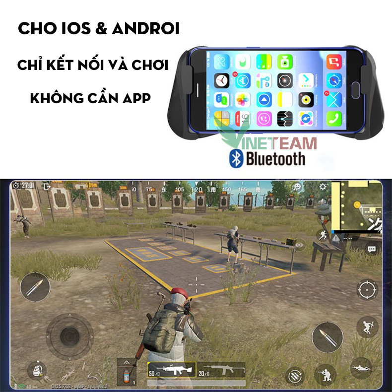 TAY CẦM KHÔNG DÂY CHƠI GAME TRÊN ĐIỆN THOẠI - MOBILE BLUETOOTH MOCUTE 057-Xgamingstore -dc4010