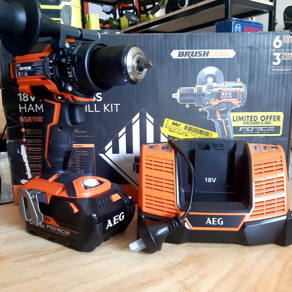 Bộ Máy Khoan Pin Brushless AEG