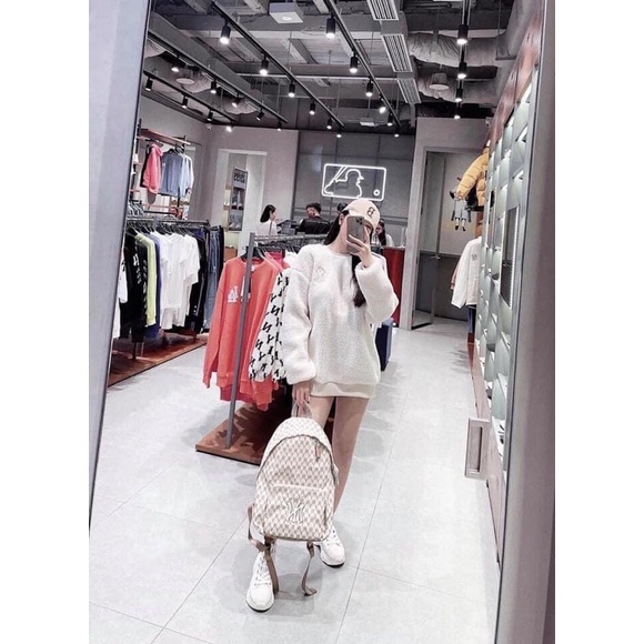 Áo swt lông cừu phối màu siêu dày ấm (annstore_ảnh thật)