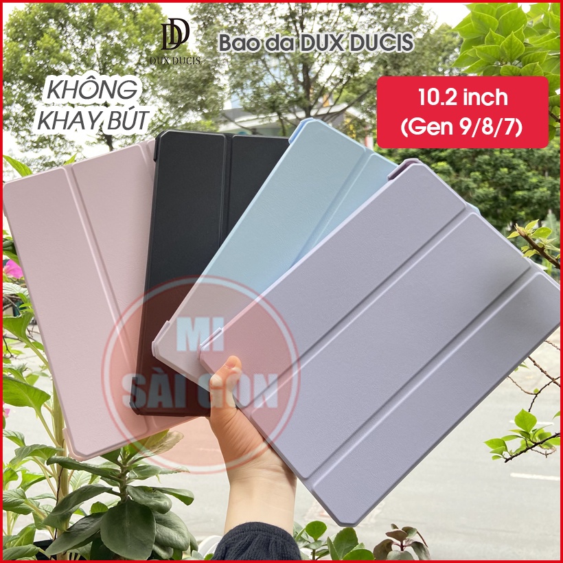 [Hỏa Tốc HCM] Bao da DUX DUCIS iPad 10.2 inch ( iPad Gen 9/8/7 ) (COPA SERIES) - KHÔNG KHAY BÚT, Mặt lưng trong - X
