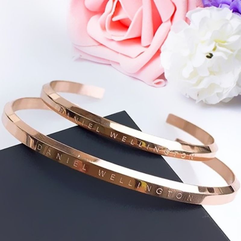 Vòng tay cuff ver cao cấp kiểu chữ C , Lắc tay đôi dành cho Nam Nữ Hot Hiện Nay