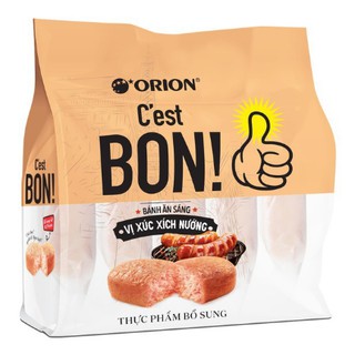 Bánh ăn sáng C’est Bon Orion Vị Xúc Xích Nướng (5 bánh x 17g)
