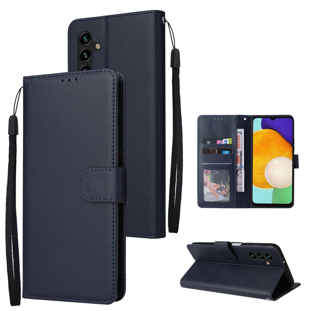 Ốp Điện Thoại Da PU Nắp Gập Từ Tính Kiểu Doanh Nhân Sang Trọng Cho Samsung Galaxy A32 4G 5G A52 A52s A72 5G S22+ / S22 Plus S22 Ultra 5G
