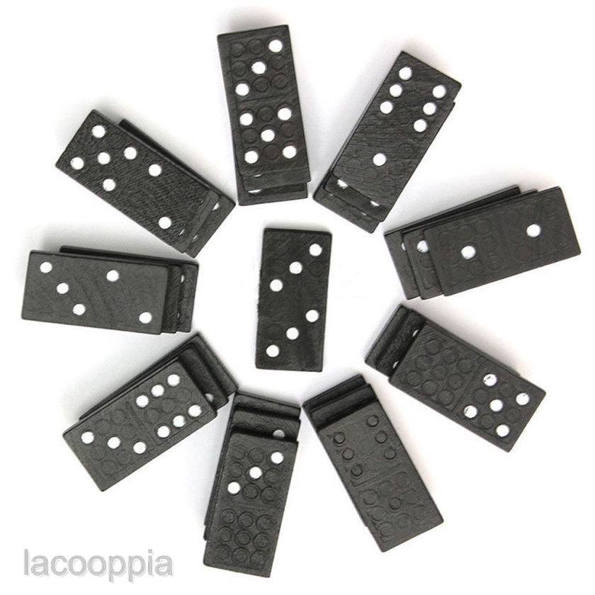 Bộ 28 Quân Bài Domino Gỗ Cổ Điển Cho Bé