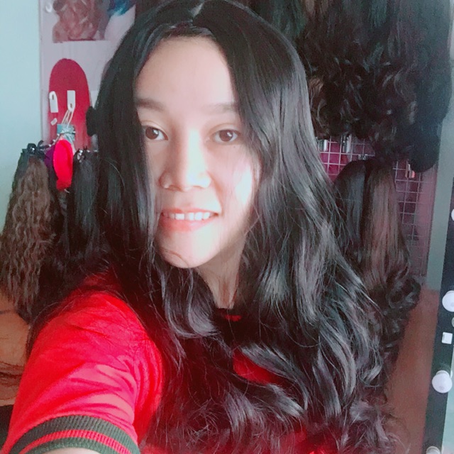 Tóc giả cho quý cô trung niên - tặng lưới - hình thật